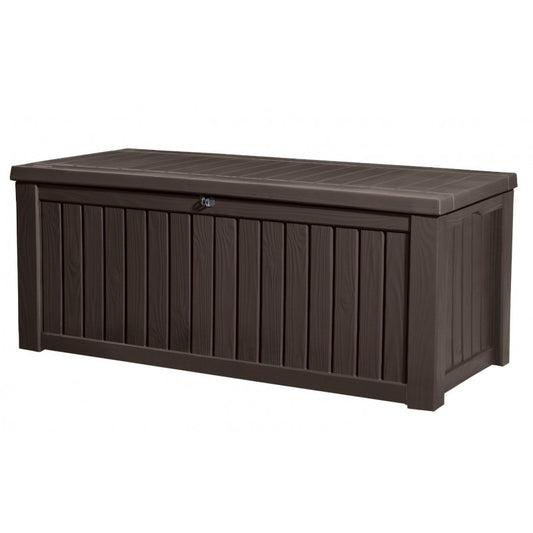Baule Portaoggetti in Resina Keter Marrone - 118x49x55h cm