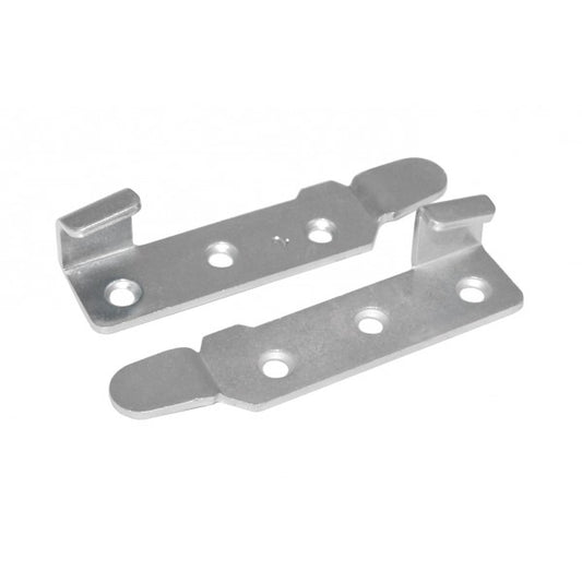Cerniere a Piastra per Ferratura Letto - 9,5 cm