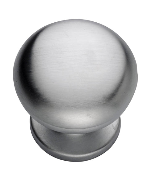 Pomolo a Cipolla Art. 143 in Cromo Satinato - d 63 mm