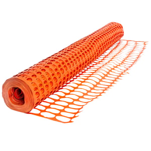 Rete da Cantiere Estrusa Arancione Alta Visibilità - 1,8x50 mt (150 gr/mq)