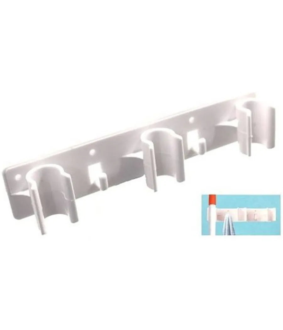 Supporto Portascopa da Parete a 3 Posti - Lunghezza 37 cm