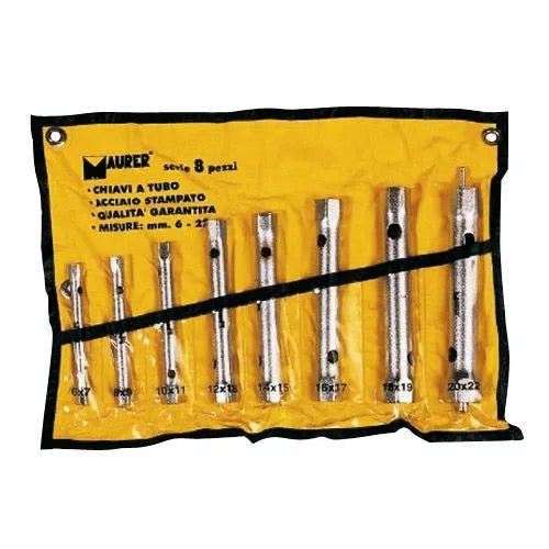 Chiavi a Tubo 8pz (6x7-20x22) Maurer