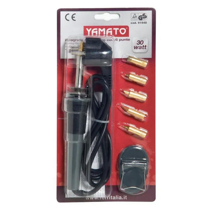 Saldatore Elettrico Yamato con Kit 6 Punte Assortite