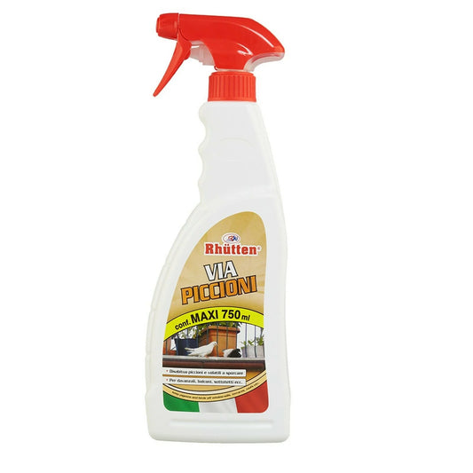 Disabituante Spray per Piccioni e Volatili Rhutten - 750ml