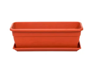 Vaso Rettangolare Terracotta - 50x20x180h cm