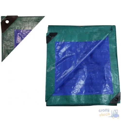 Telone Occhiellato Impermeabile Verde/Blu Papillon - 4x4 mt