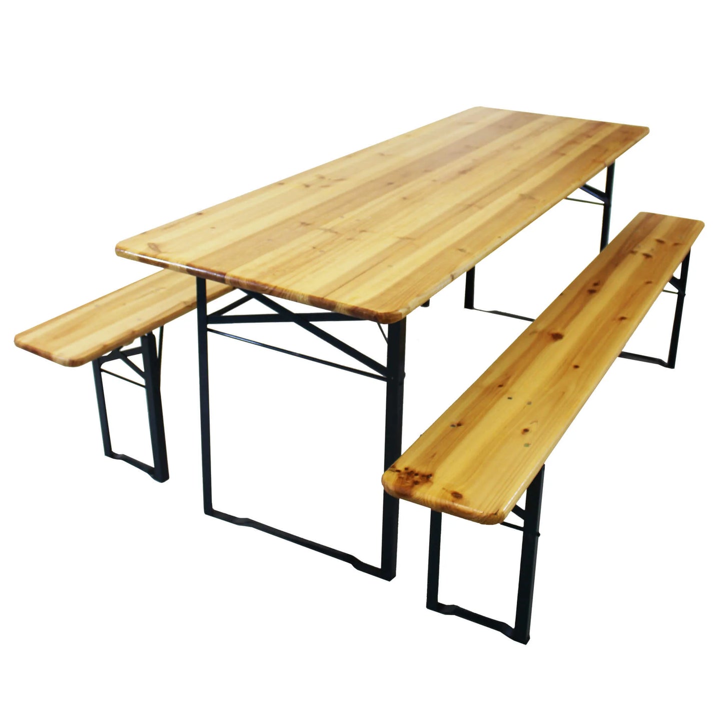 Set Birreria Professionale con Tavolo e Panche Pesanti