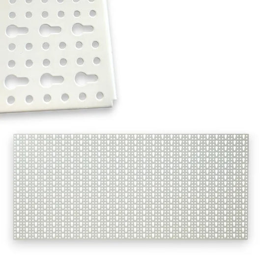 Pannello Forato Portautensili Bianco 100x50
