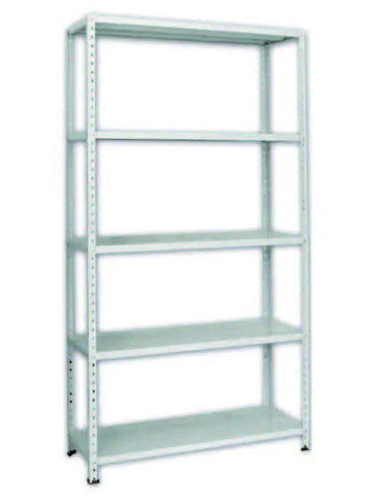 Scaffale Metallico Completo in Kit a Bulloni - 100x40x200h cm