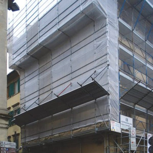 Rete per Impalcature e Ponteggi in HDPE Bianca - 1,80x25 mt