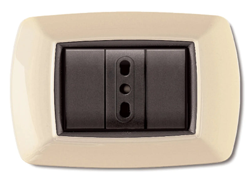 Placca Life Modello Living Avorio - 3 Posti