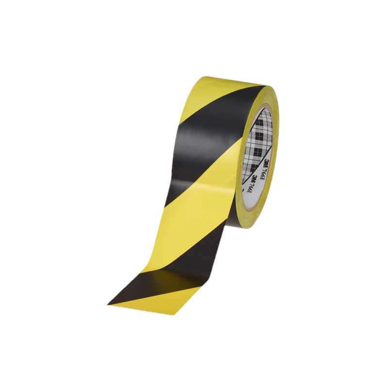 Nastro Adesivo di Segnalazione Giallo/Nero per Calpestio 50 mm x 33 mt