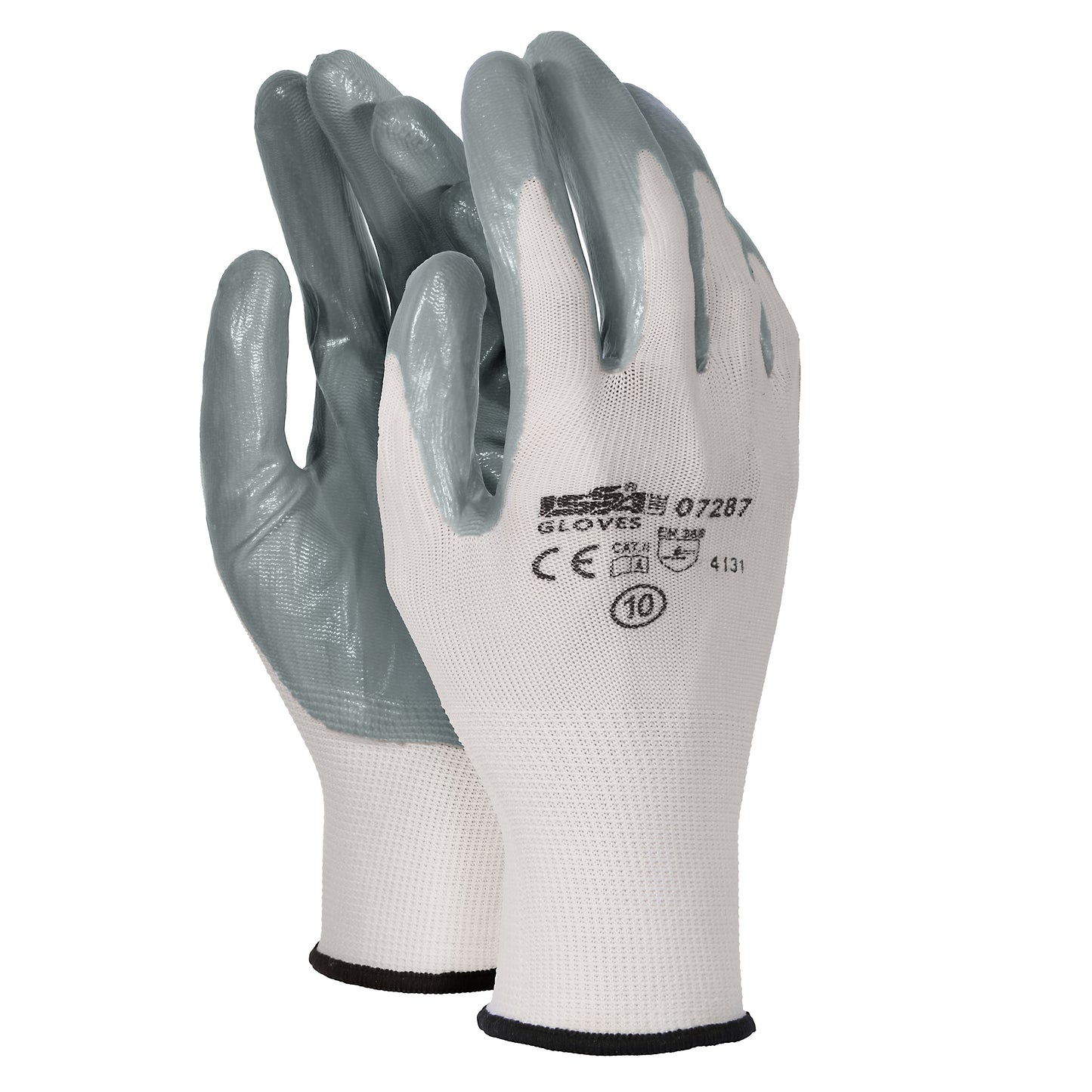 Guanti in Nylon/Nitrile (Taglie 7-10)