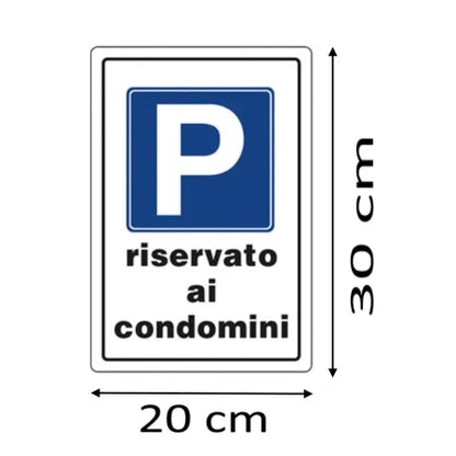 Targhe Riservate (Condomini)