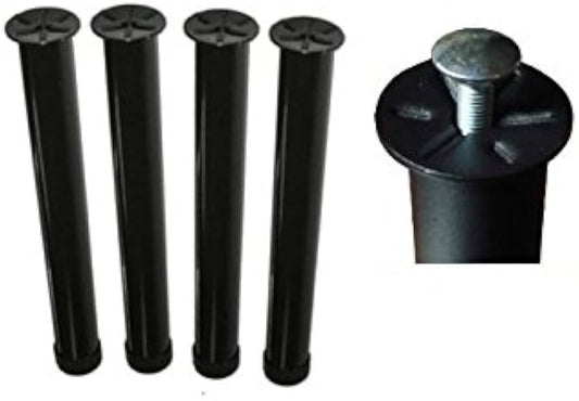 Piedi per Letto in Acciaio 30 cm (Set 4 pezzi)