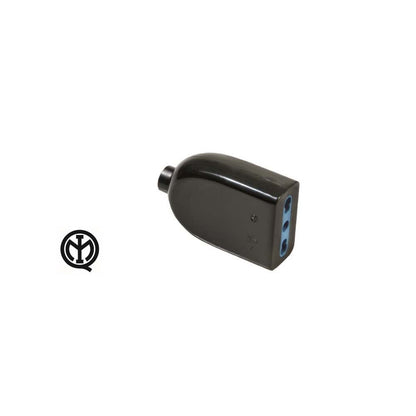 Presa Elettrica da Incasso Bipasso 16A - Colore Nero