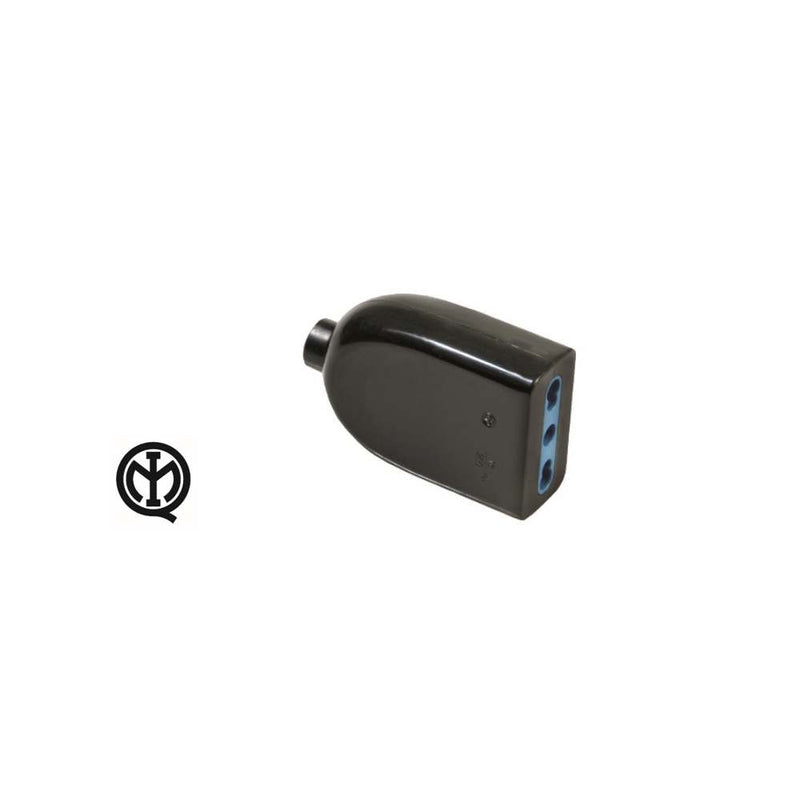 Presa Elettrica da Incasso Bipasso 16A - Colore Nero
