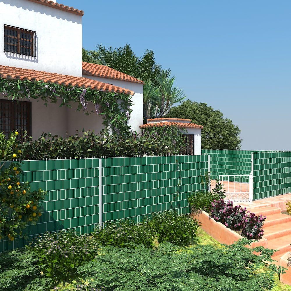 Frangivista in PVC per Recinzioni Verde - 19cm x 35mt