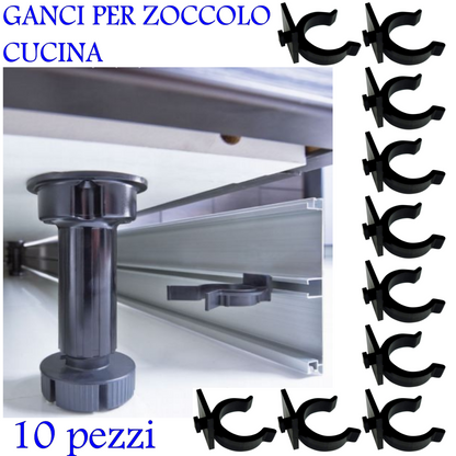 Ganci x Zoccolo Cucina (Confezione 10 pz)