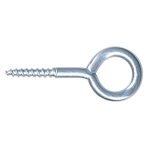 Occhioli a Vite in Ferro Zincato - 16x40 mm (15 Pezzi)