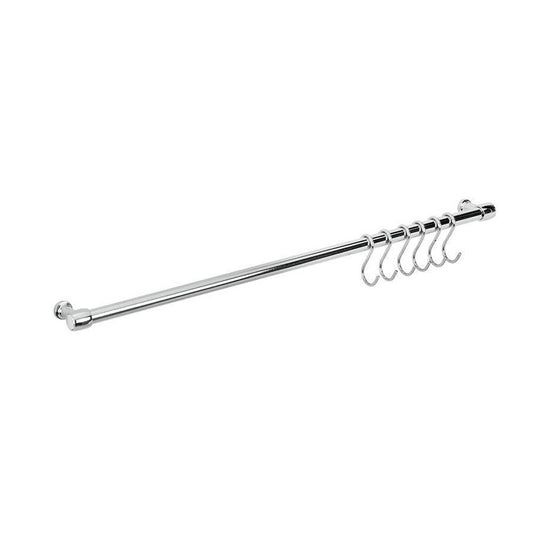 Barra Sottopensile da Cucina con Ganci Assortiti - 90 cm