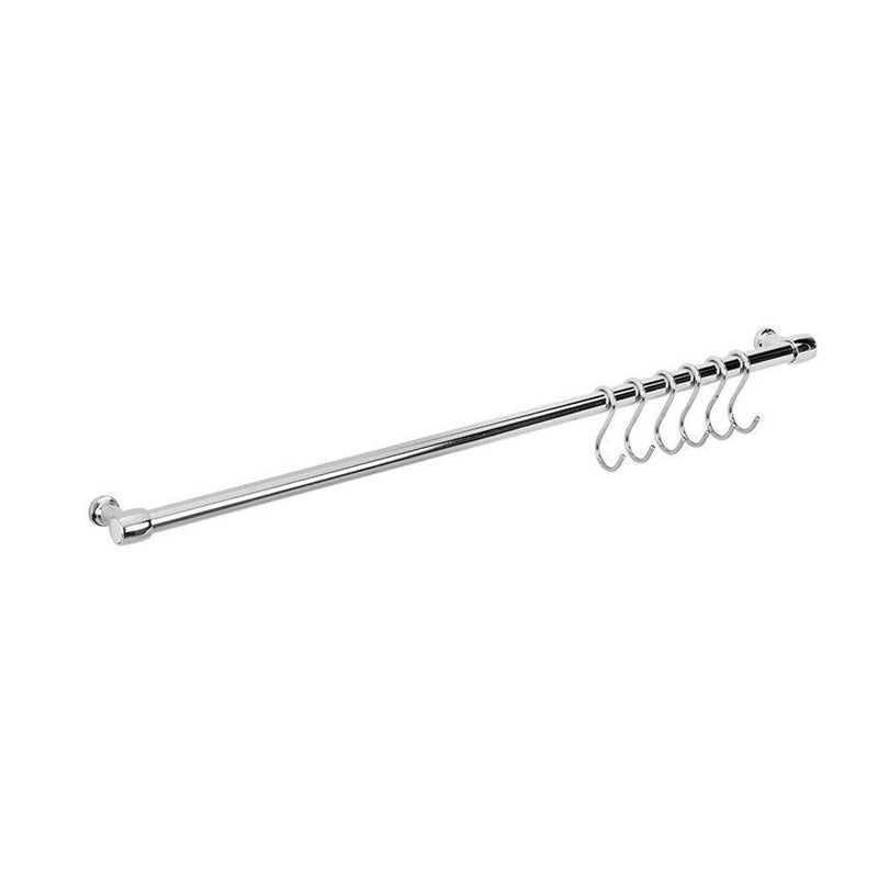 Barra Sottopensile da Cucina con Ganci Assortiti - 90 cm