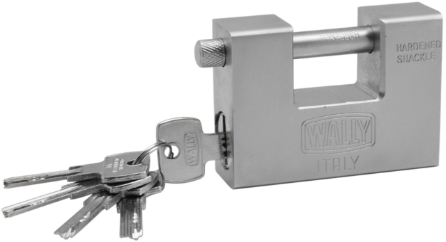Lucchetto Corazzato Rettangolare Wally - Misura 94 mm