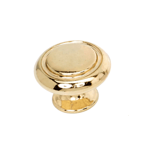 Pomoli per Mobili P2312 in Oro Lucido - Misura 30 (2 Pezzi)