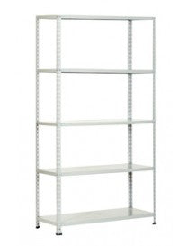 Scaffale Metallico Completo in Kit a Bulloni - 100x40x200h cm