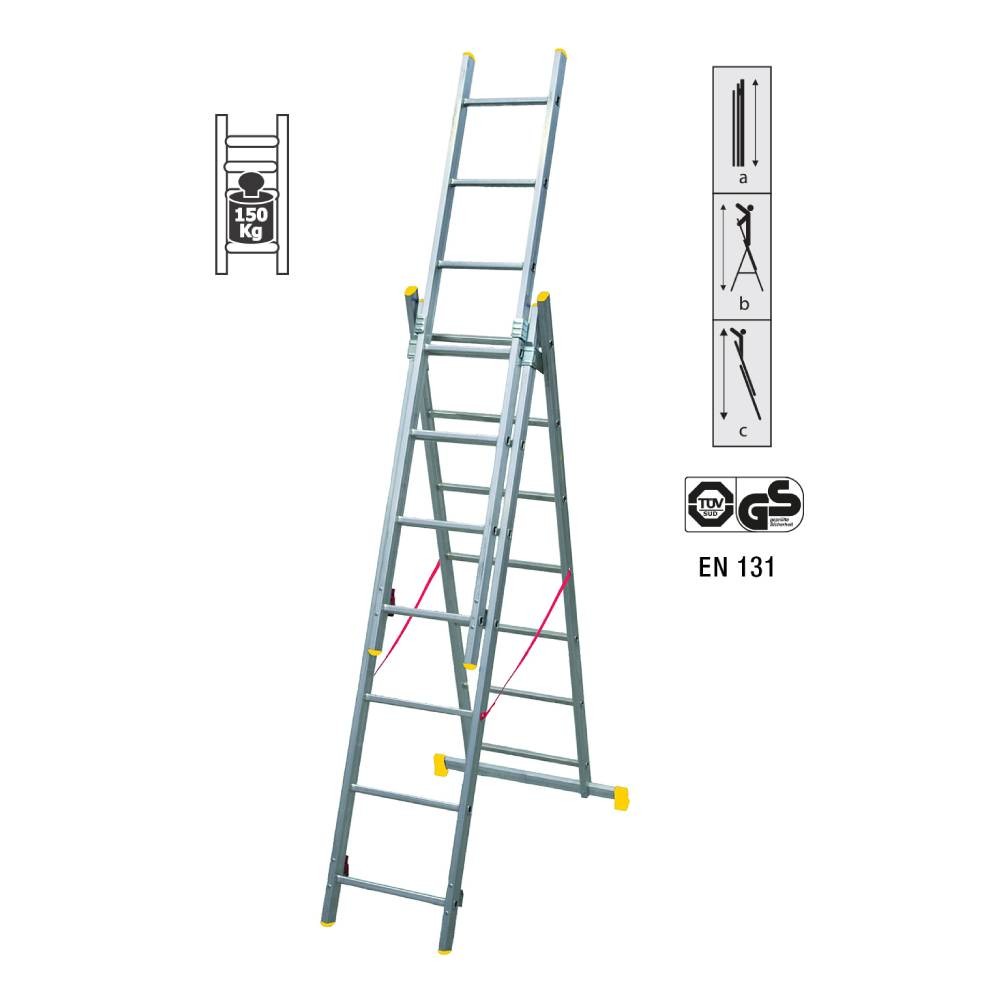 Scala Trasformabile 3x7 gradini Maurer