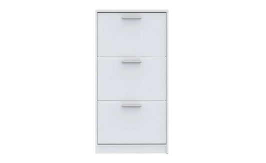 Scarpiera Bianca a 3 Ribalte 150x1060x650