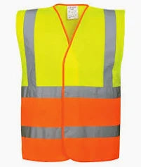 Gilet Alta Visibilità Omologato (Arancio / Giallo)