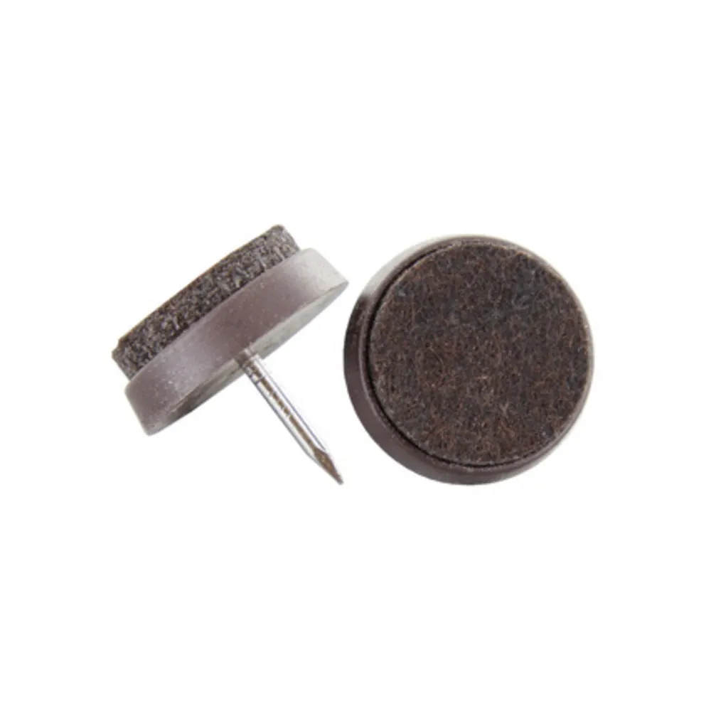 Feltrini Sottosedia con Chiodo Marroni - d 26 mm pz