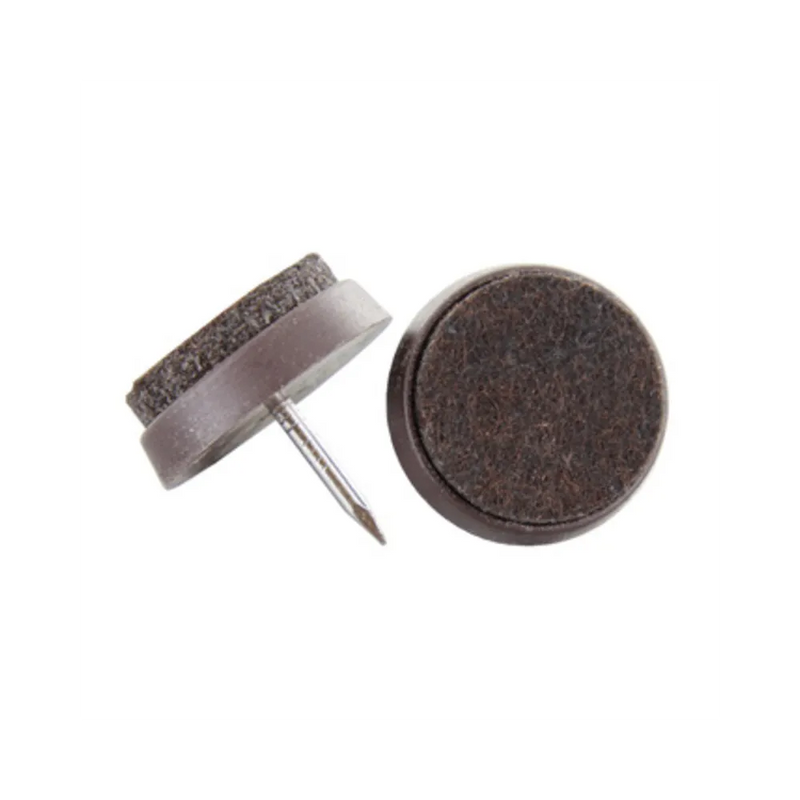 Feltrini Sottosedia con Chiodo Marroni - d 26 mm pz