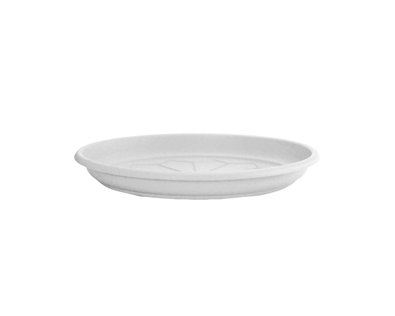 Sottovaso Tondo in Plastica Bianco - d 24 cm