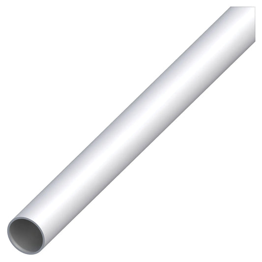 Tubo Tondo in Alluminio Anodizzato Argento - d 10 mm (2 mt)